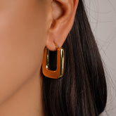 Sleek Rectangle Earrings