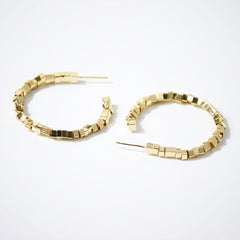 Celestial Square Moons Earrings