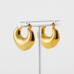 Luxe Gold Hoops Earrings