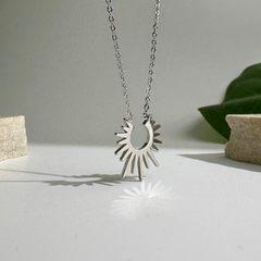 Rising Dawn Half Sun Necklace
