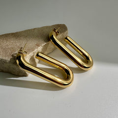 Vine Gold Earrings