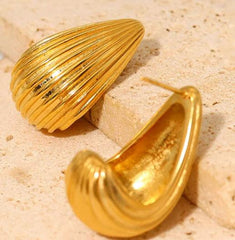 Bottega Line Drops Earrings