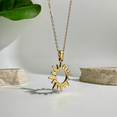Golden Sun Necklace