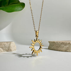 Golden Sun Necklace