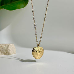 Vintage Heart Charm Necklace