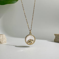 Moonlight Eye Pendant Necklace