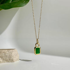 Emerald Glow Pendant