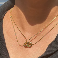 Dual Ring Necklace
