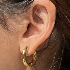 Classic Circle Hoops Earrings