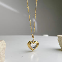Heart of Diamonds Necklace