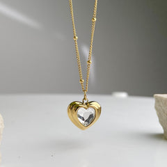 Heart of Diamonds Necklace