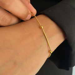 Golden Beads Bracelet