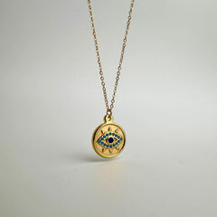 Celestial Eye Medallion Necklace