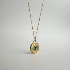 Celestial Eye Medallion Necklace