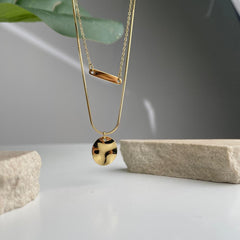 Coin Cascade Necklace