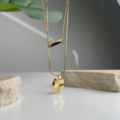 Coin Cascade Necklace