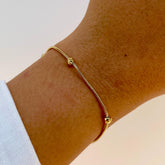 Golden Beads Bracelet