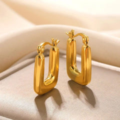 Sleek Rectangle Earrings