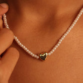 Amour Heart Pendant Necklace - Local Pitara