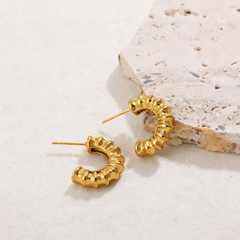 Croissant Half Hoop Earrings