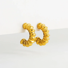Croissant Half Hoop Earrings