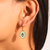 Hamsa Evil Eye Earrings