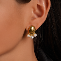 Auric Pearl Studs Earrings