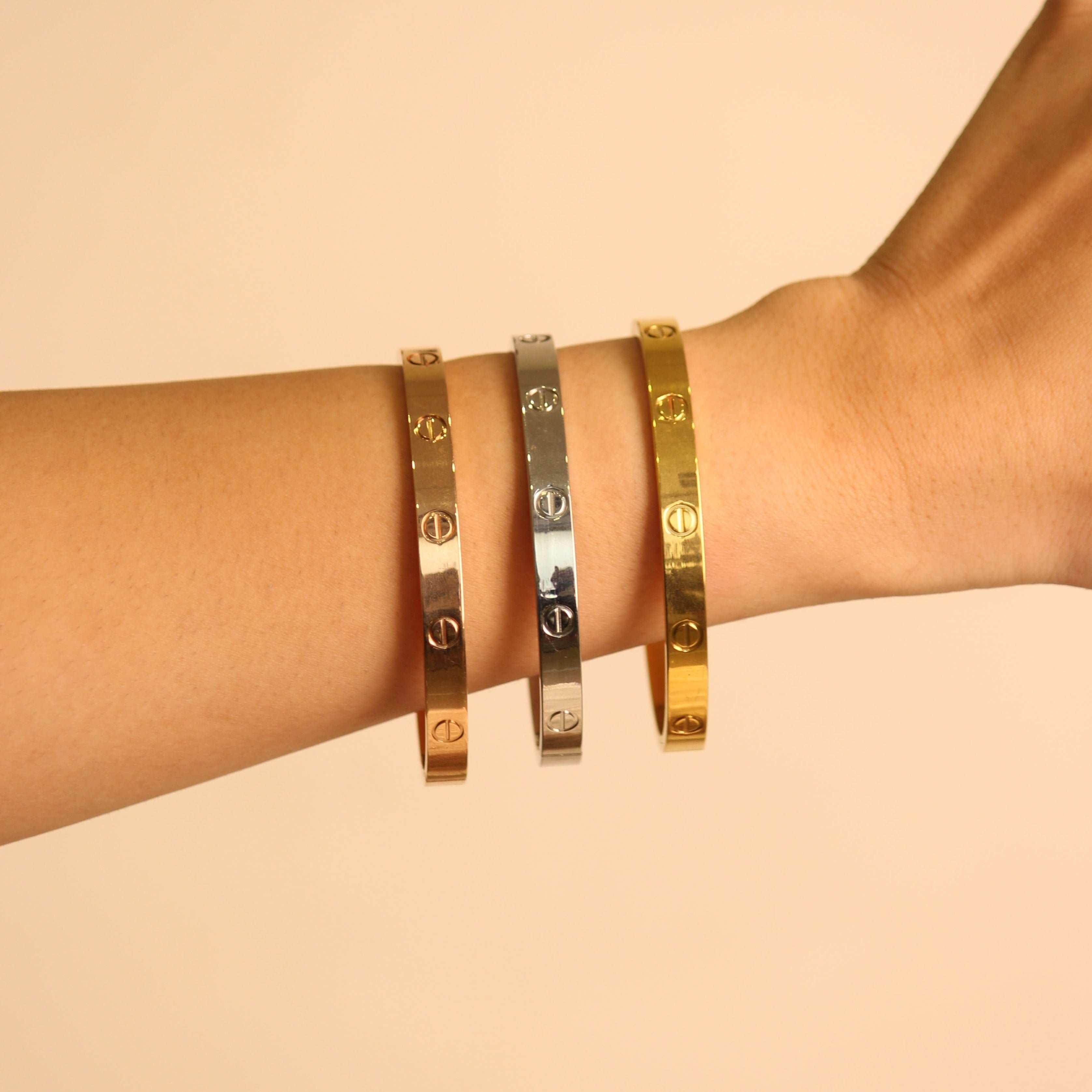 Cartier love bracelet without diamonds best sale