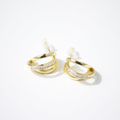 Trio Radiance Studs Earrings