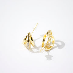 Trio Radiance Studs Earrings