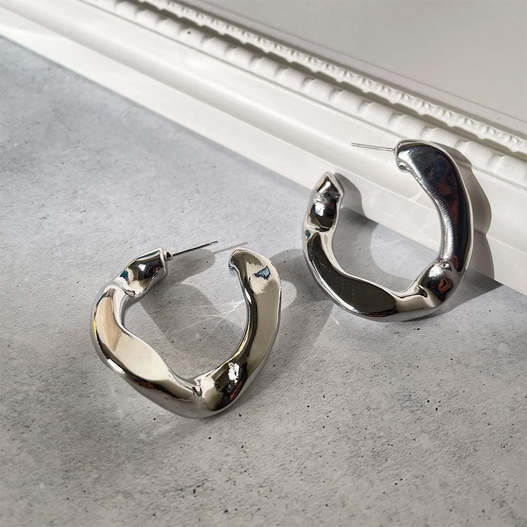 Puffed Earring - Local Pitara