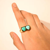 Twin Heart Ring - Local Pitara