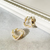 Twisted Pearl Earring - Local Pitara