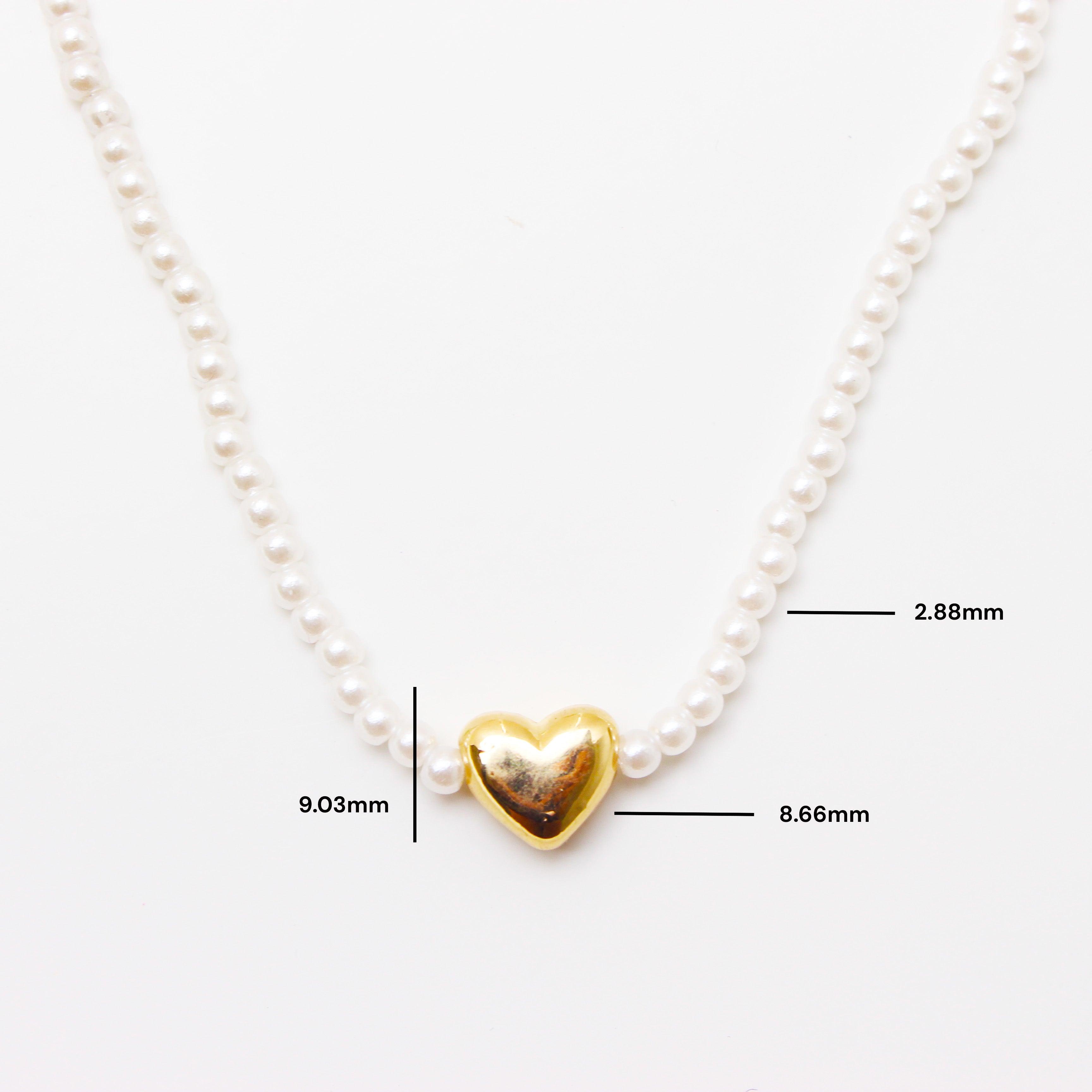 Amour Heart Pendant Necklace - Local Pitara