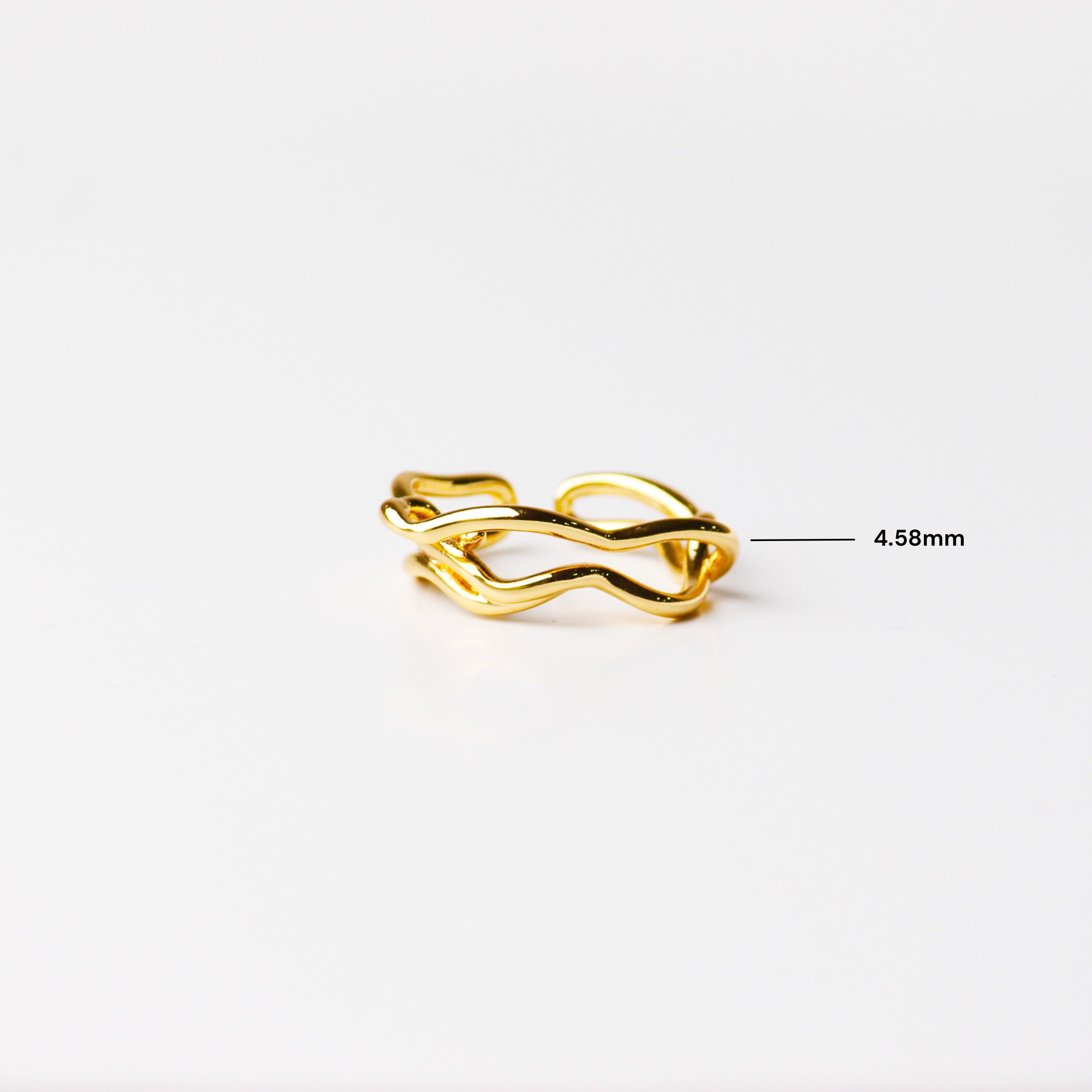 Dual Wavy Ring - Local Pitara