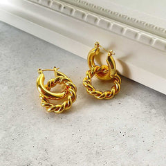 Duo Dangle Earring Local Pitara