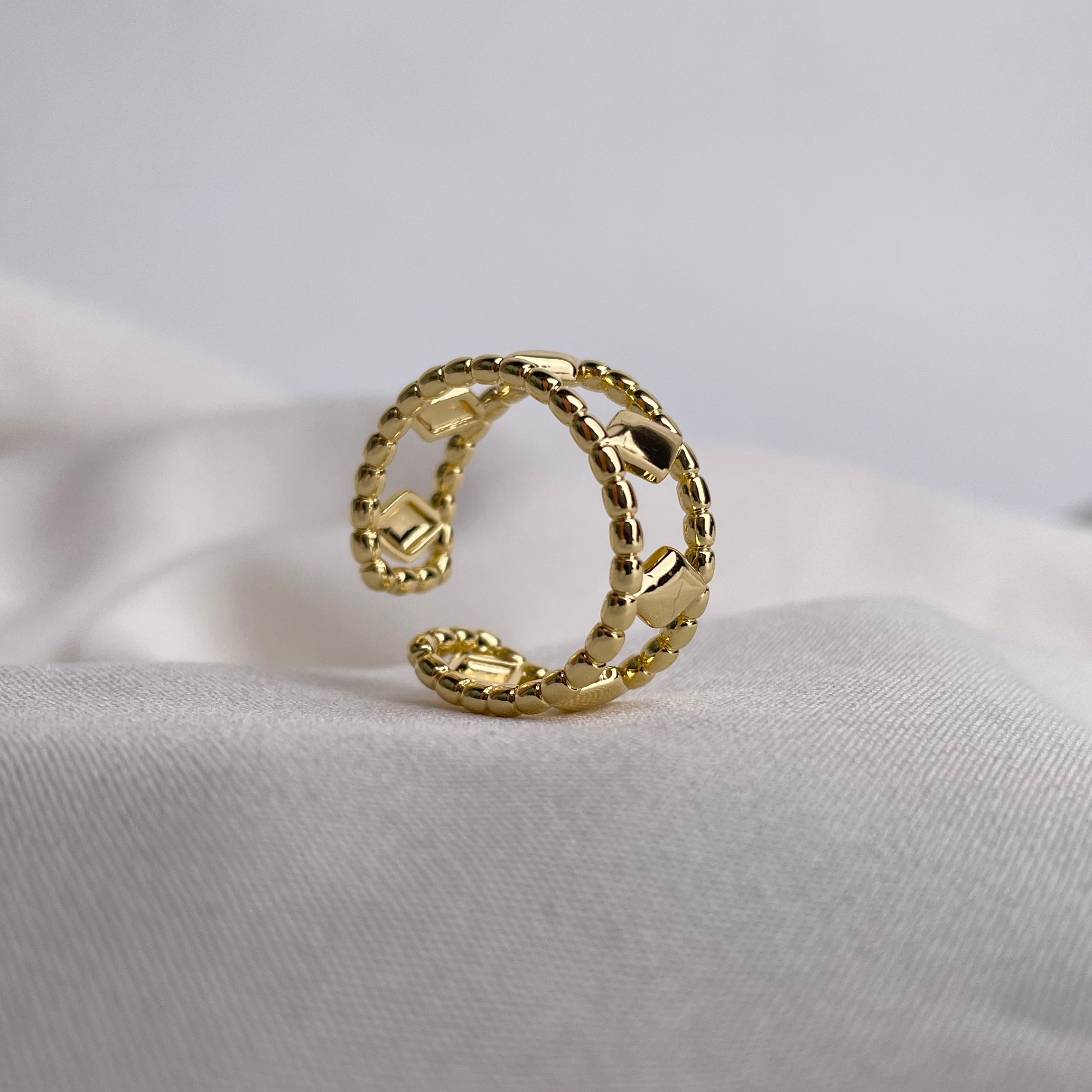 Golden Fortress Ring
