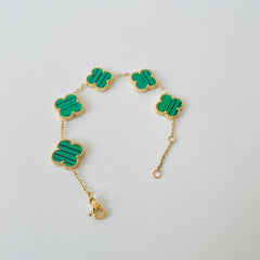Four-Leaf Fortune Bracelet