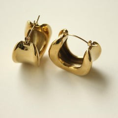 Bold Horizon Hoops Earrings