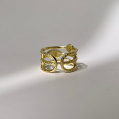 Gold Turquoise Ring