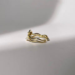 Star and Pearl Ring