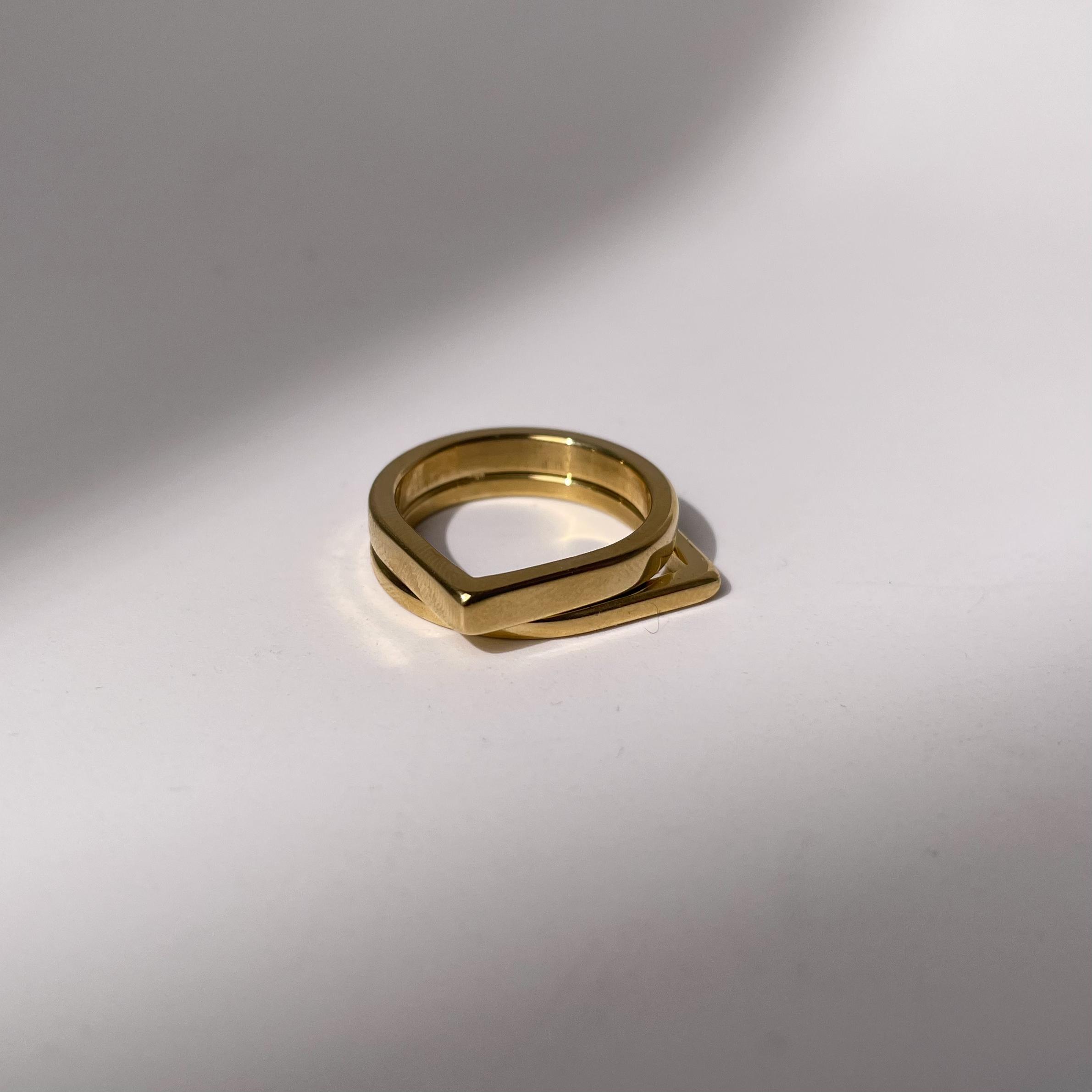 Square Onyx Ring