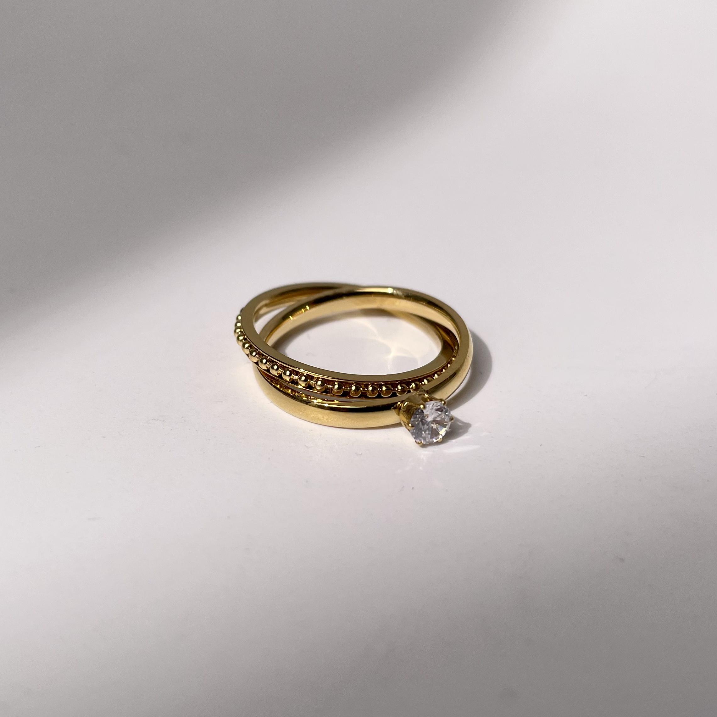 Twin Knot Ring