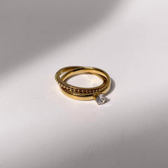 Twin Knot Ring