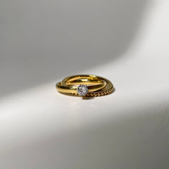 Twin Knot Ring