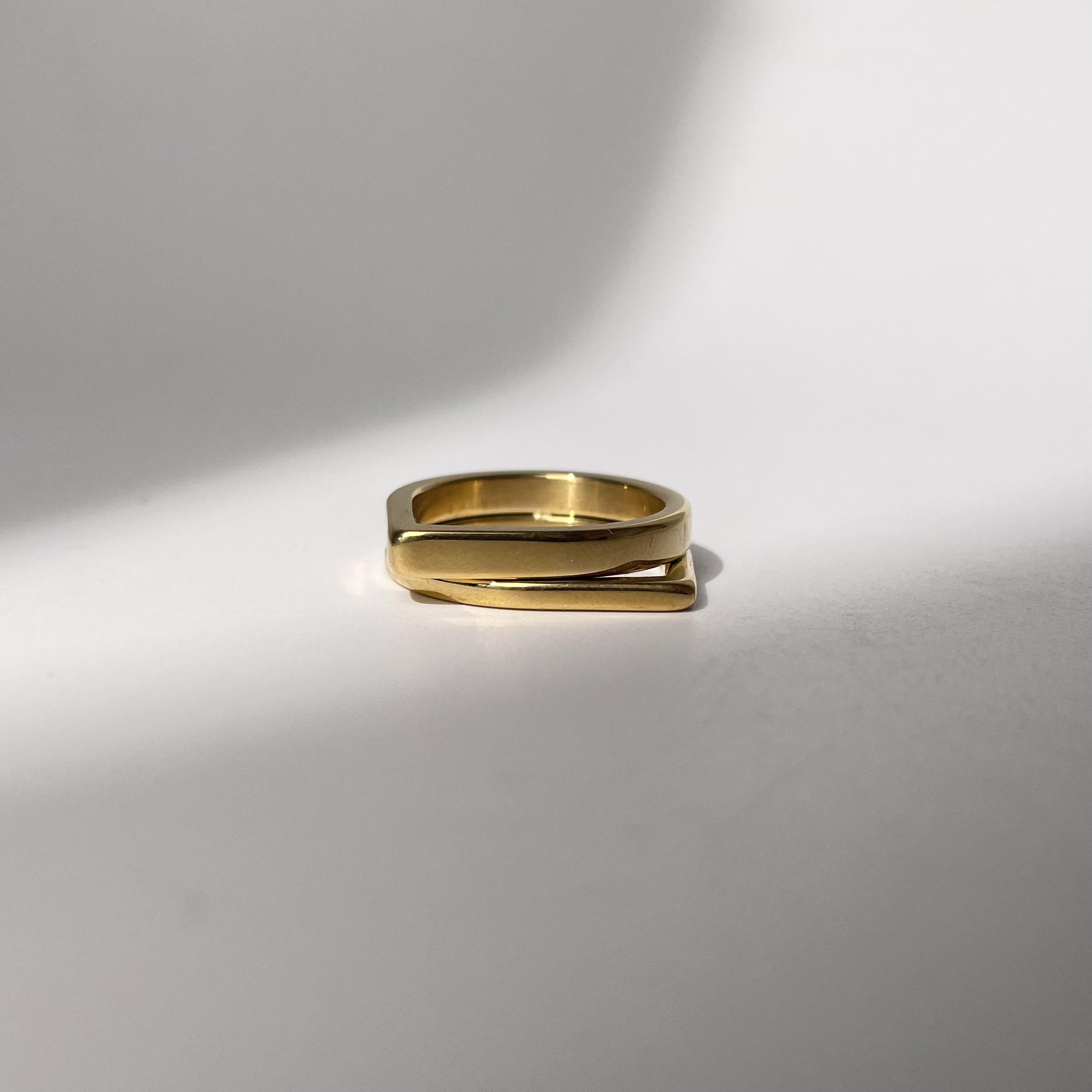 Square Onyx Ring