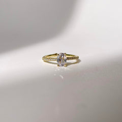 Eternal Radiance Oval Ring