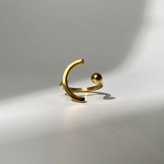 Moon Cuff Ring