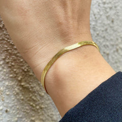Serpentine Snake Chain Bracelet
