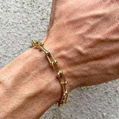 Curb Chain Bracelet - Gold